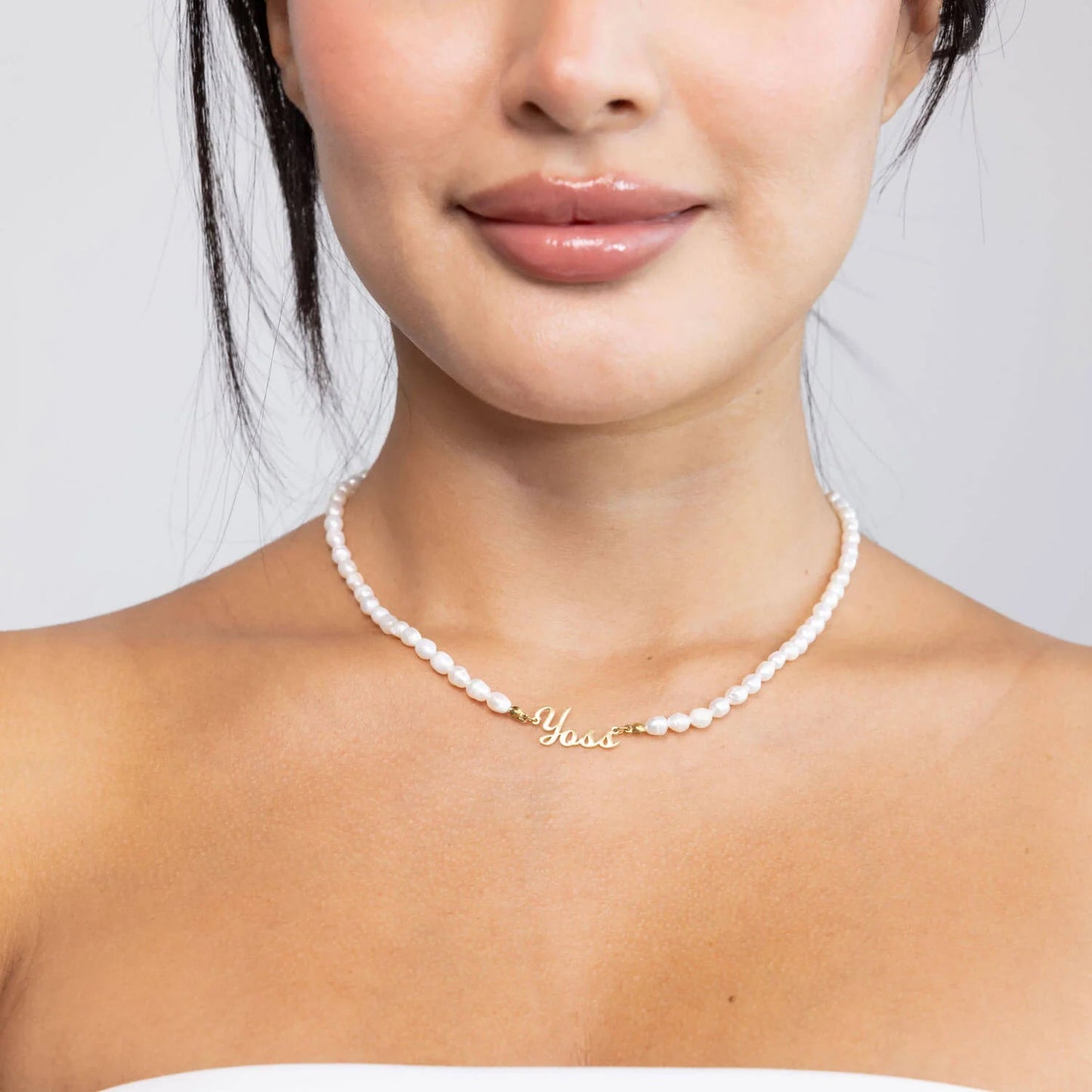 Collar Calma Marina con Nombre - LUZ DE LUNAS LLC