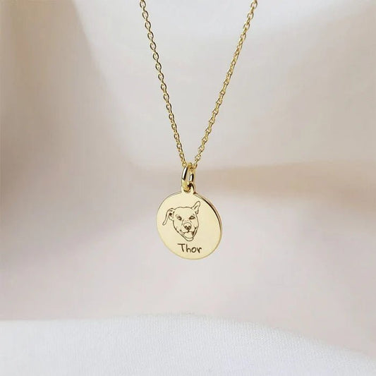COLLAR PELUDITO FOTO - LUZ DE LUNAS LLC
