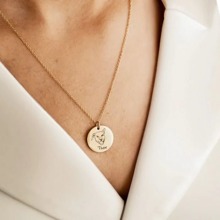COLLAR PELUDITO FOTO - LUZ DE LUNAS LLC