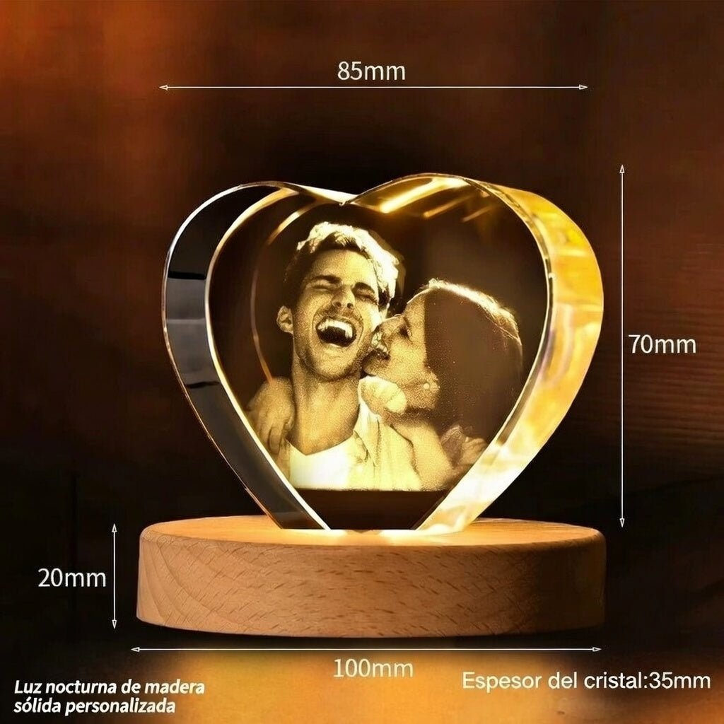 Corazón Personalizable - LUZ DE LUNAS LLC