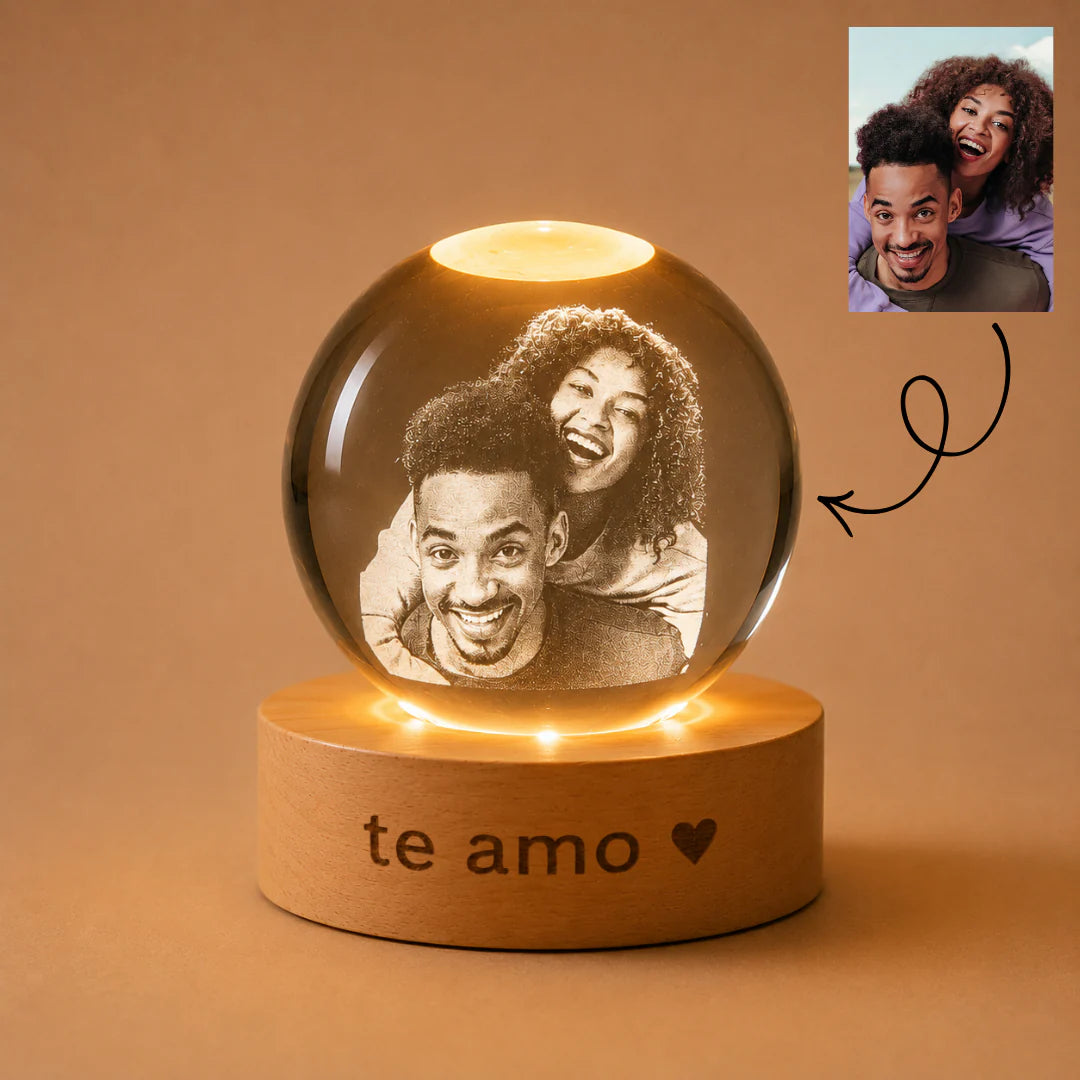 Esfera de cristal Personalizable