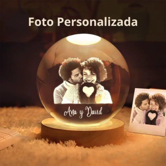 Esfera de cristal Personalizable