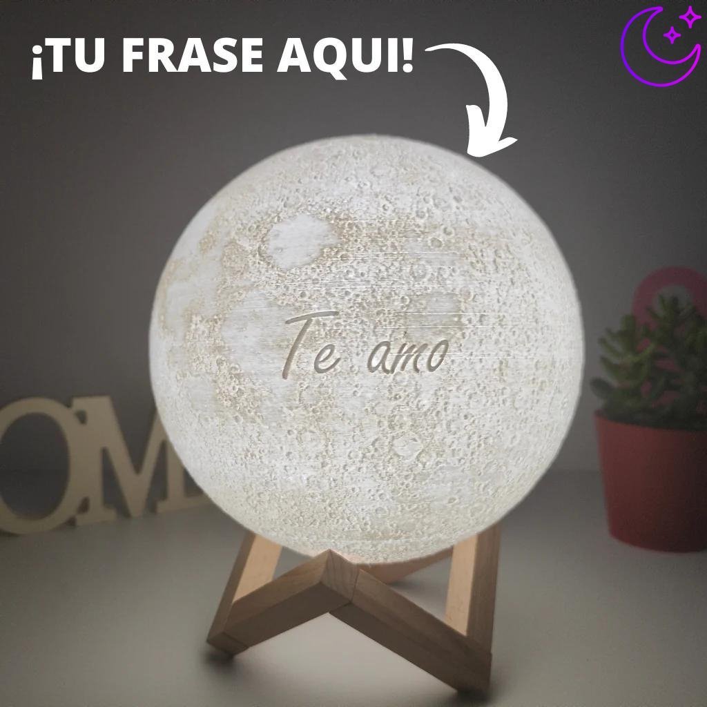 Lampara Luna Personalizada 3D - LUZ DE LUNAS LLC