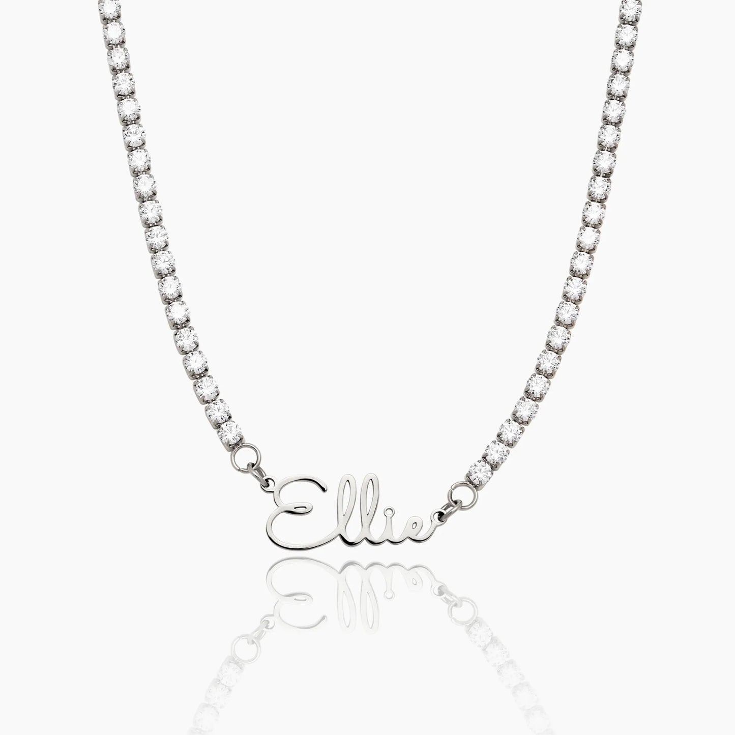 Collar Tennis Con Nombre